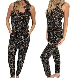 Kardashian Kollection sleeveless sexy jumpsuit.